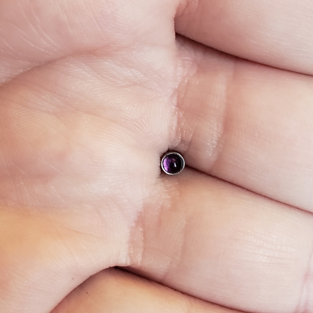 4mm purple gem